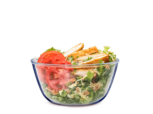 Ensalada gourmet con pollo Crispy